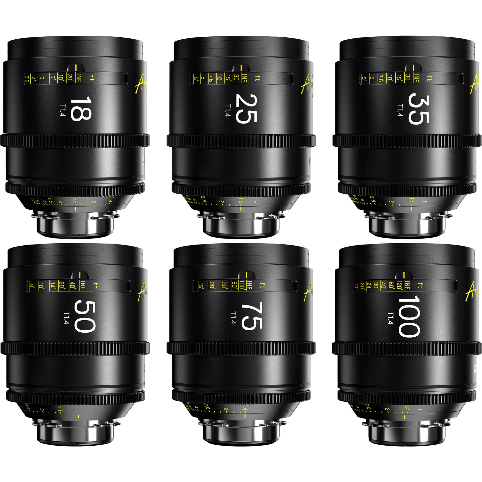 DZOFilm Arles FF/VV Prime Cine 6-Lens Set